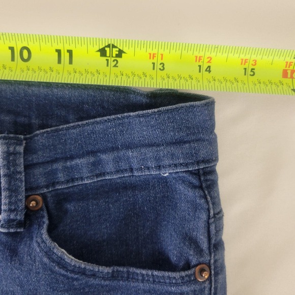 Forever 21 Jeans Womens 27 Blue Denim Low Rise Skinny Leg Medium Wash W28 x L27 - Picture 4 of 13